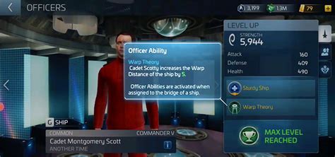 The newest ship in Star Trek Fleet Command is the Discovery. . Stfc warp range officers